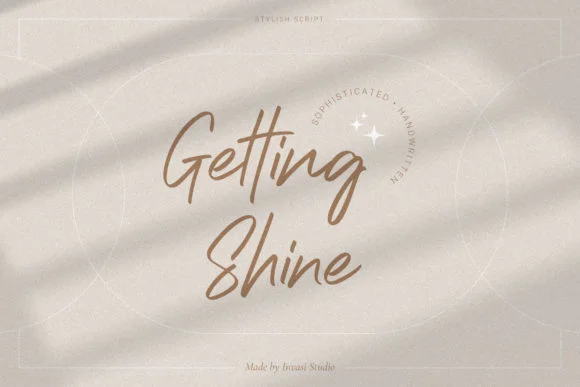 Getting Shine Font by invasistudio — Script Handwritten Font