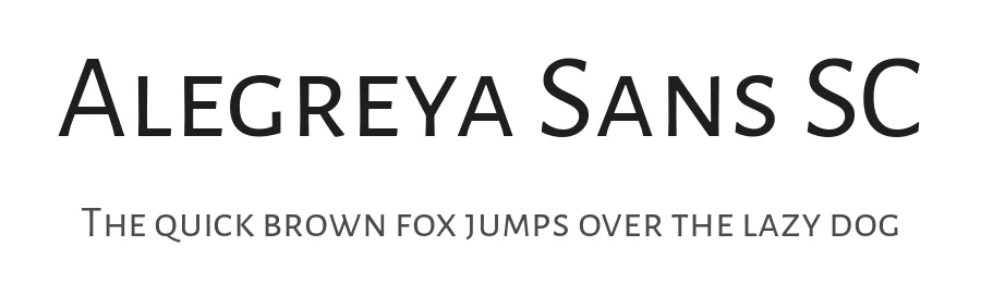 Alegreya Sans SC by Juan Pablo del Peral, HT Fonts — Sans Serif Font