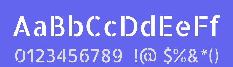 Allerta Stencil by Matt McInerney — Sans Serif Font — thumbnail 3