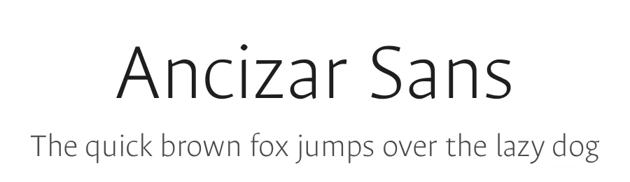 Ancizar Sans by Universidad Nacional de Colombia (UNAL), César Puertas, Viviana Monsalve, Julián Moncada — Sans Serif Font