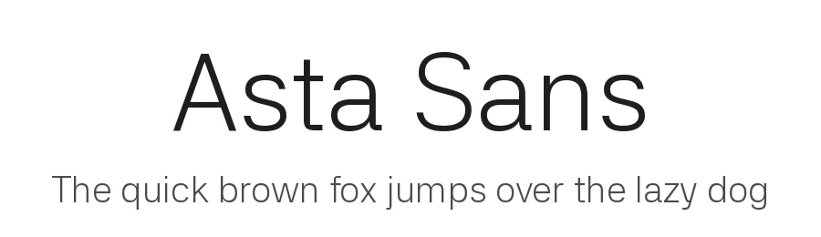 Asta Sans by 42dot — Sans Serif Font