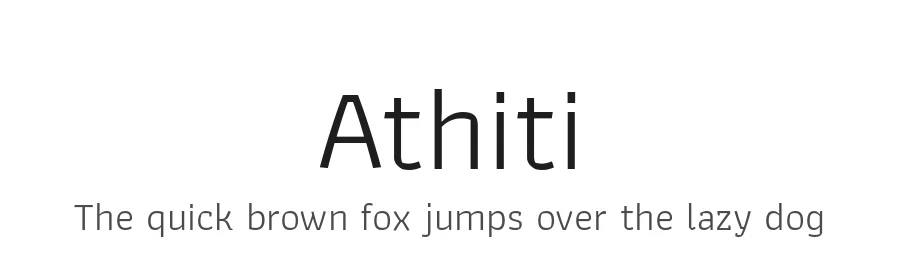 Athiti by Cadson Demak β Sans Serif Font