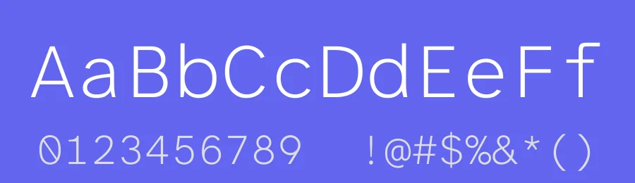 Atkinson Hyperlegible Mono by Braille Institute, Applied Design Works, Elliott Scott, Megan Eiswerth, Letters From Sweden — Sans Serif Font — thumbnail 3