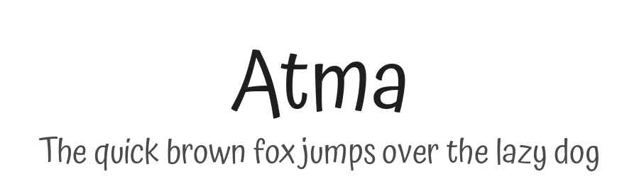 Atma by Black Foundry — Display Font
