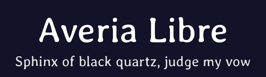 Averia Libre by Dan Sayers — Display Font — thumbnail 2