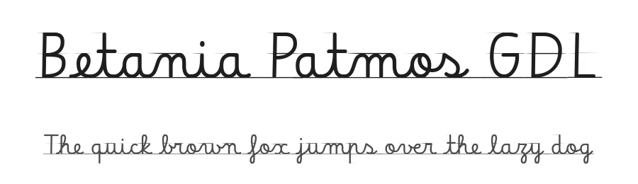 Betania Patmos GDL by Carolina Giovagnoli — Script Handwritten Font