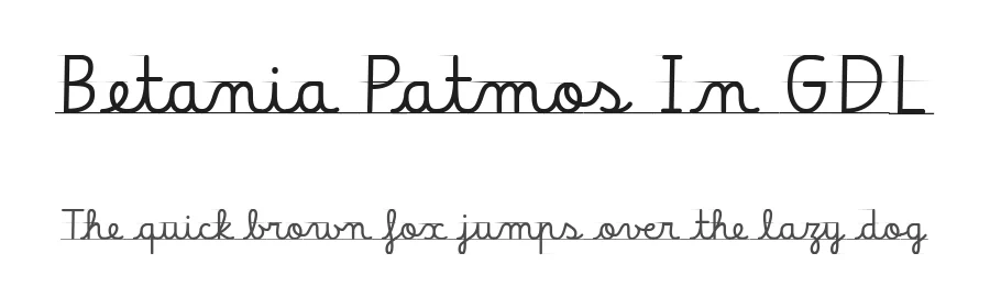 Betania Patmos In GDL by Carolina Giovagnoli — Script Handwritten Font