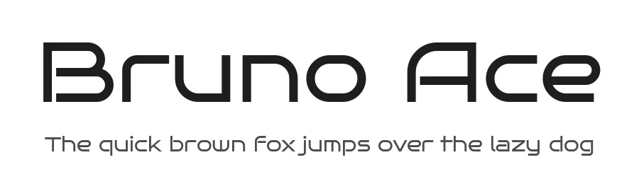 Bruno Ace by Astigmatic — Display Font