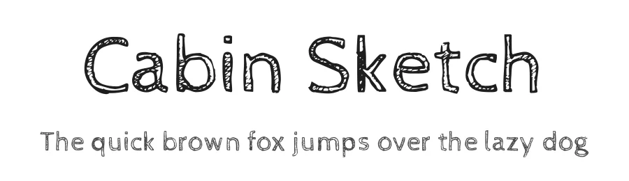 Cabin Sketch by Impallari Type β Display Font