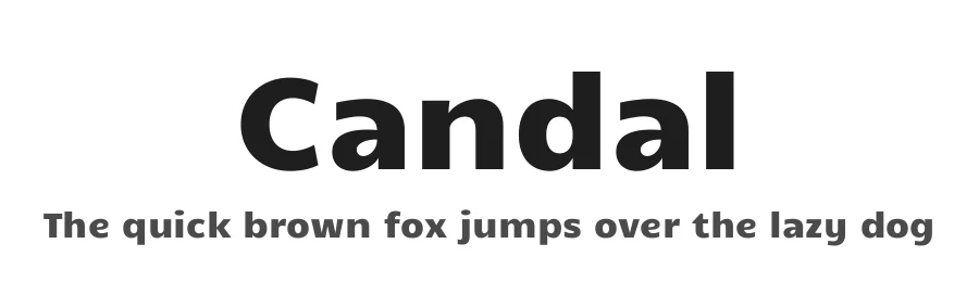 Candal by Vernon Adams — Sans Serif Font