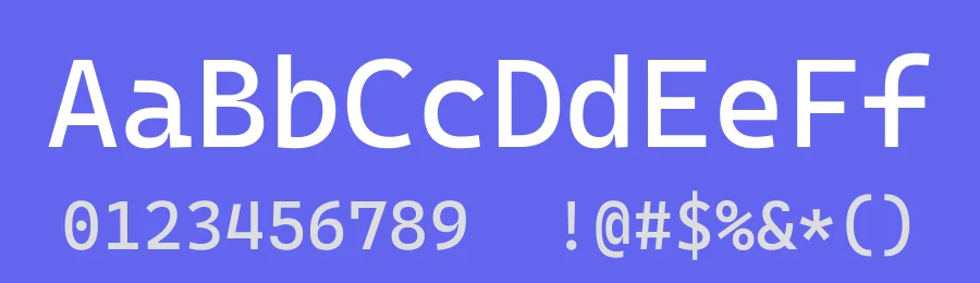 Cascadia Mono by Aaron Bell, Mohamad Dakak, Viktoriya Grabowska, Liron Lavi Turkenich — Sans Serif Font — thumbnail 3