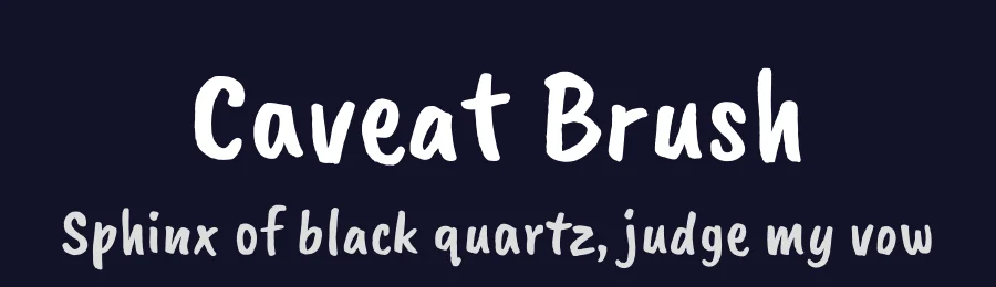 Caveat Brush by Impallari Type — Script Handwritten Font — thumbnail 2