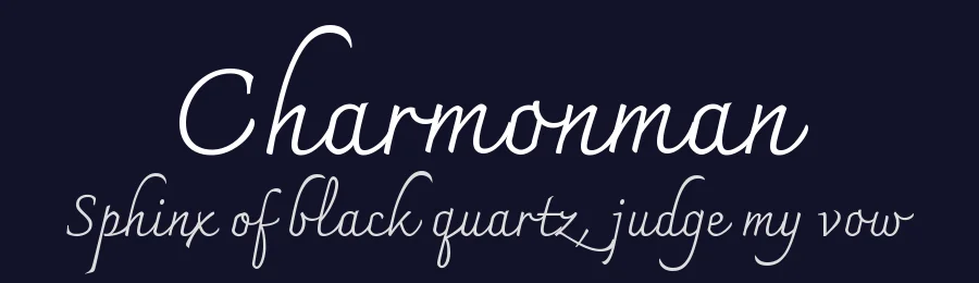 Charmonman by Cadson Demak — Script Handwritten Font — thumbnail 2