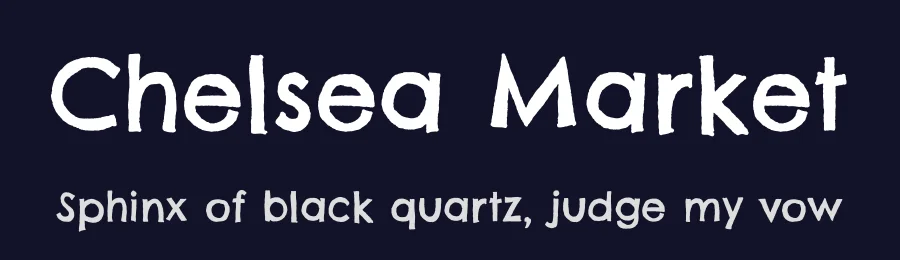 Chelsea Market by Tart Workshop — Display Font — thumbnail 2