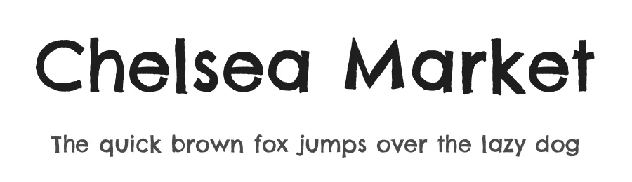 Chelsea Market by Tart Workshop — Display Font
