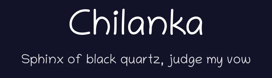 Chilanka by SMC, Santhosh Thottingal — Script Handwritten Font — thumbnail 2