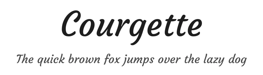 Courgette by Karolina Lach — Script Handwritten Font
