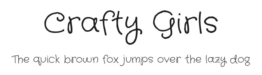 Crafty Girls by Tart Workshop — Script Handwritten Font