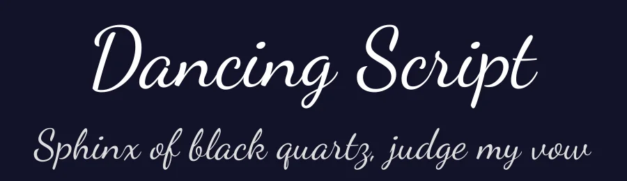 Dancing Script by Impallari Type — Script Handwritten Font — thumbnail 2
