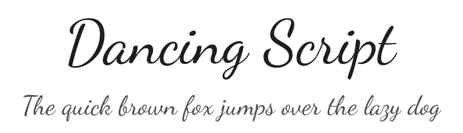 Dancing Script by Impallari Type — Script Handwritten Font