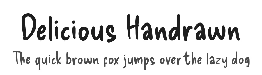Delicious Handrawn by Agung Rohmat — Script Handwritten Font