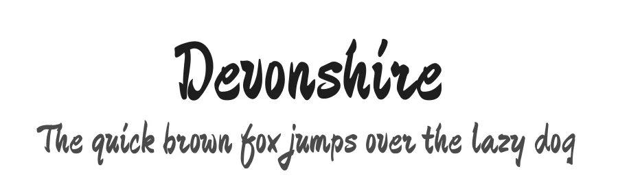 Devonshire by Astigmatic — Script Handwritten Font