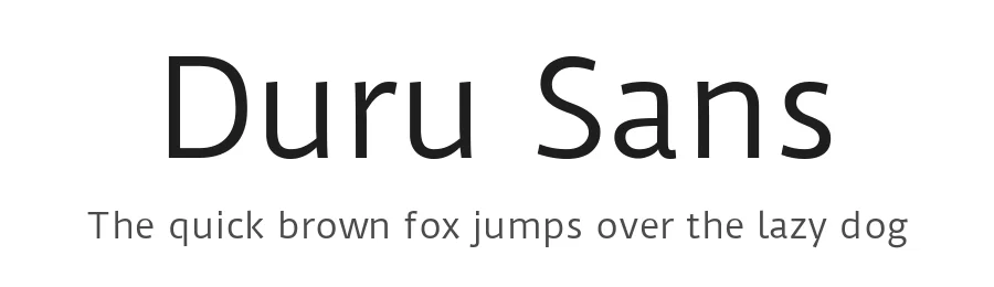 Duru Sans by Onur Yazıcıgil — Sans Serif Font
