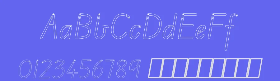 Edu AU VIC WA NT Arrows by Tina Anderson, Corey Anderson — Script Handwritten Font — thumbnail 3