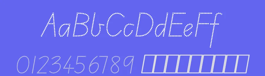 Edu AU VIC WA NT Dots by Tina Anderson, Corey Anderson — Script Handwritten Font — thumbnail 3