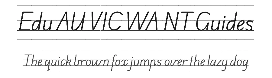 Edu AU VIC WA NT Guides by Tina Anderson, Corey Anderson — Script Handwritten Font