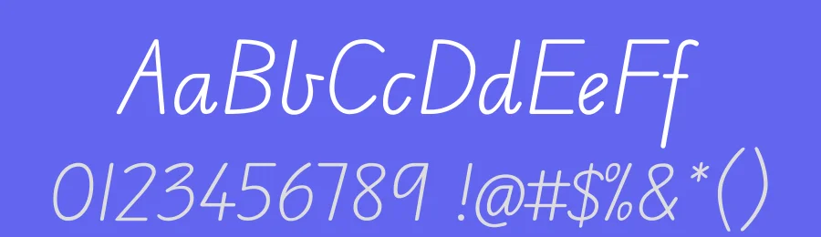 Edu AU VIC WA NT Pre by Tina Anderson, Corey Anderson — Script Handwritten Font — thumbnail 3