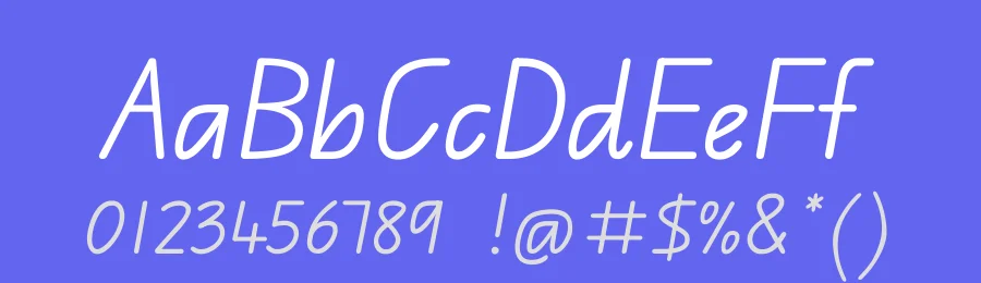 Edu QLD Beginner by Tina Anderson, Corey Anderson — Script Handwritten Font — thumbnail 3
