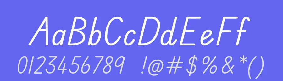 Edu TAS Beginner by Tina Anderson, Corey Anderson — Script Handwritten Font — thumbnail 3