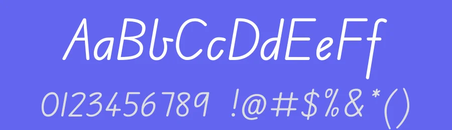 Edu VIC WA NT Beginner by Tina Anderson, Corey Anderson — Script Handwritten Font — thumbnail 3