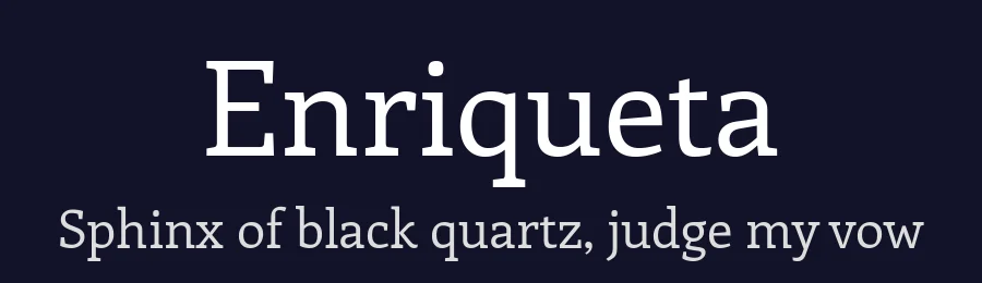 Enriqueta by FontFuror — Serif Font — thumbnail 2