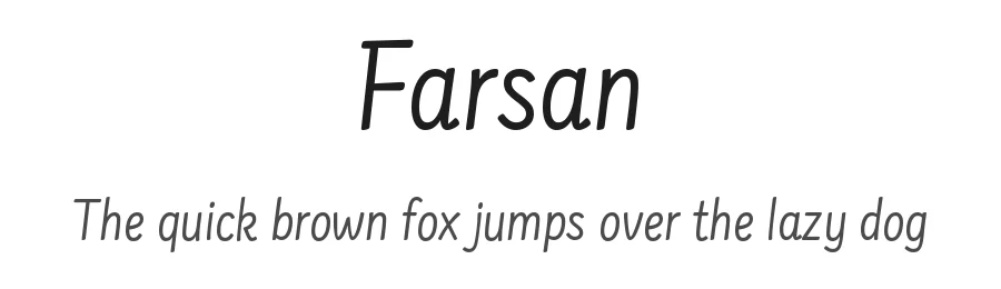 Farsan by Pooja Saxena — Display Font