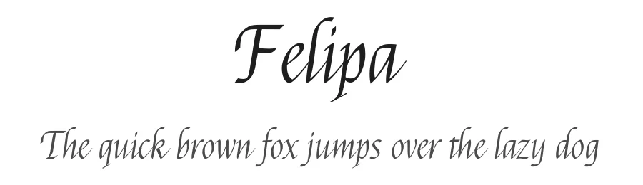 Felipa by Fontstage — Script Handwritten Font