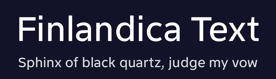 Finlandica Text by Helsinki Type Studio, Niklas Ekholm, Juho Hiilivirta, Jaakko Suomalainen — Sans Serif Font — thumbnail 2