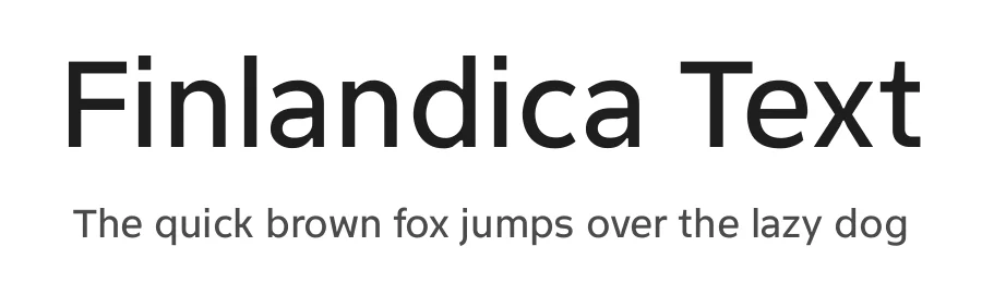 Finlandica Text by Helsinki Type Studio, Niklas Ekholm, Juho Hiilivirta, Jaakko Suomalainen — Sans Serif Font