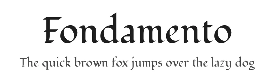 Fondamento by Astigmatic — Script Handwritten Font