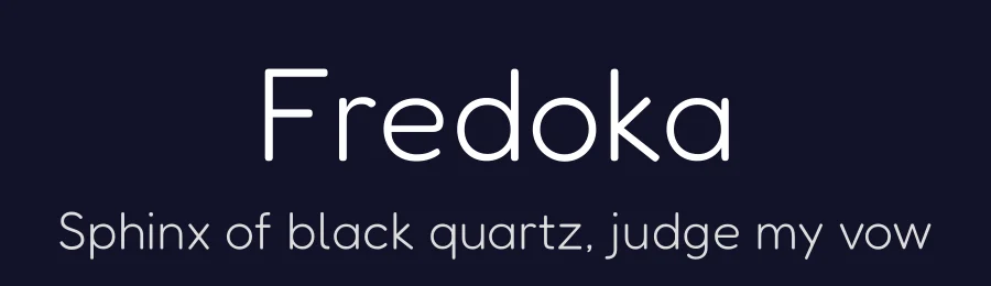 Fredoka by Milena Brandão, Hafontia — Sans Serif Font — thumbnail 2