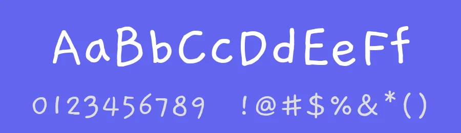 Gaegu by JIKJI SOFT — Script Handwritten Font — thumbnail 3