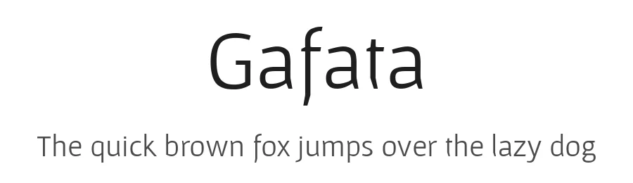 Gafata by Lautaro Hourcade — Sans Serif Font