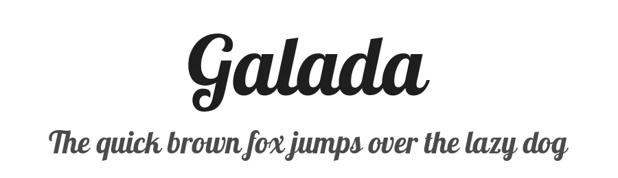 Galada by Black Foundry — Display Font