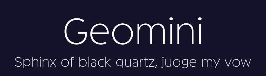 Geomini by FontBob — Sans Serif Font — thumbnail 2