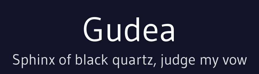 Gudea by Agustina Mingote — Sans Serif Font — thumbnail 2