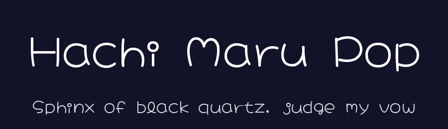 Hachi Maru Pop by Nonty — Script Handwritten Font — thumbnail 2