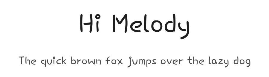 Hi Melody by YoonDesign Inc — Script Handwritten Font