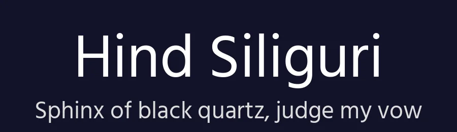 Hind Siliguri by Indian Type Foundry — Sans Serif Font — thumbnail 2