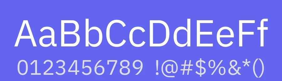 IBM Plex Sans by Mike Abbink, Bold Monday — Sans Serif Font — thumbnail 3
